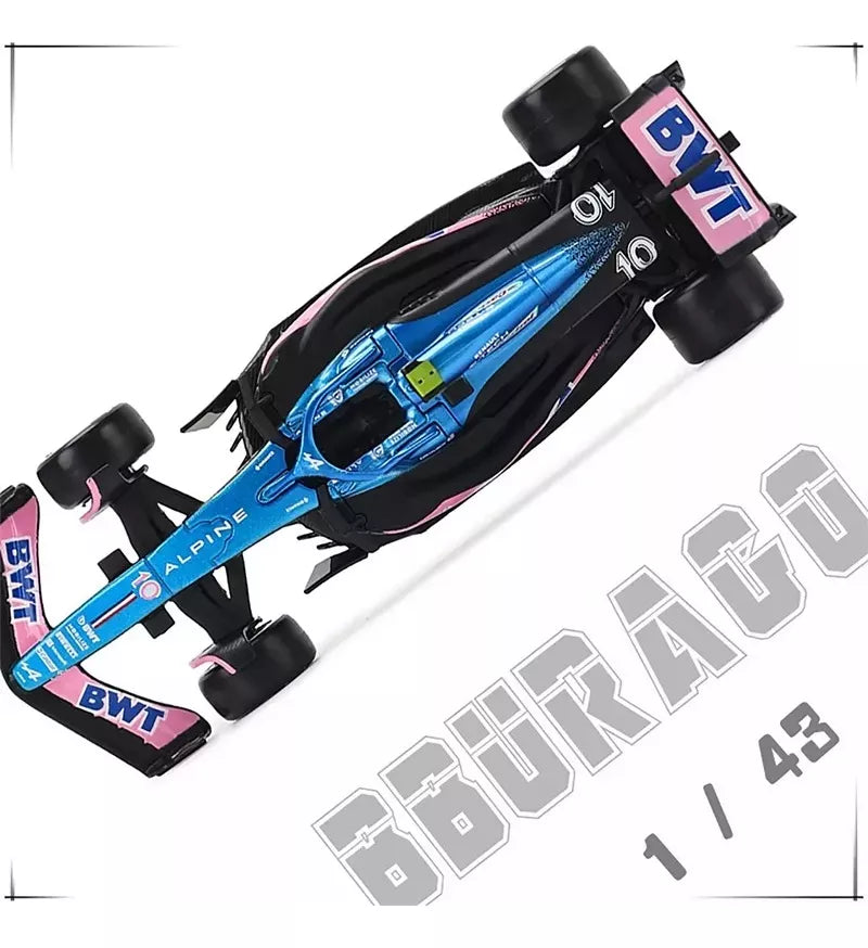 Miniatura Formula 1 Bburago 1/43 - Alpine 2023 - PegasusMiniaturas®