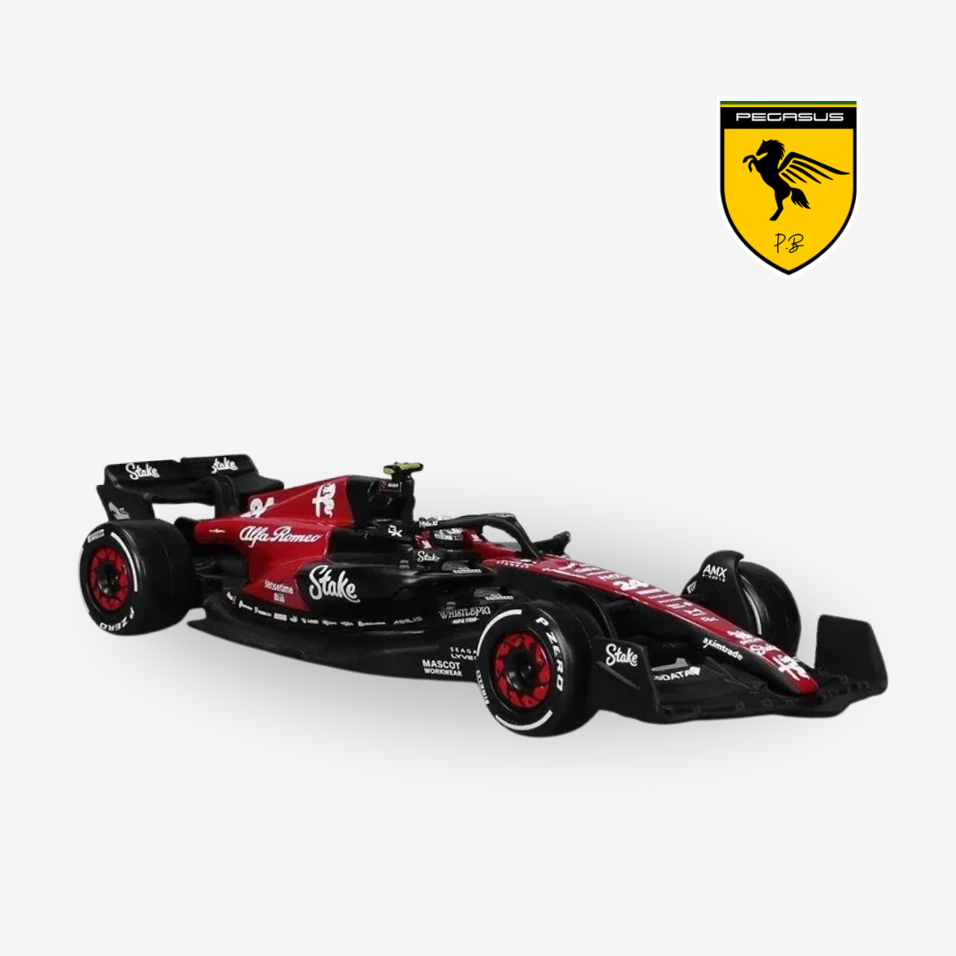 Miniatura Formula 1 Bburago 1/43 - Alfa Romeo 2023 - PegasusMiniaturas®