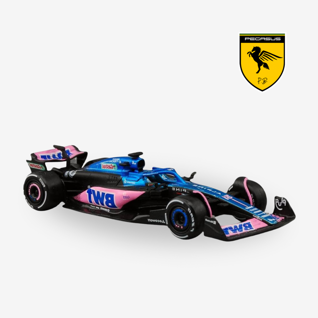 Miniatura Formula 1 Bburago 1/43 - Alpine 2023 - PegasusMiniaturas®