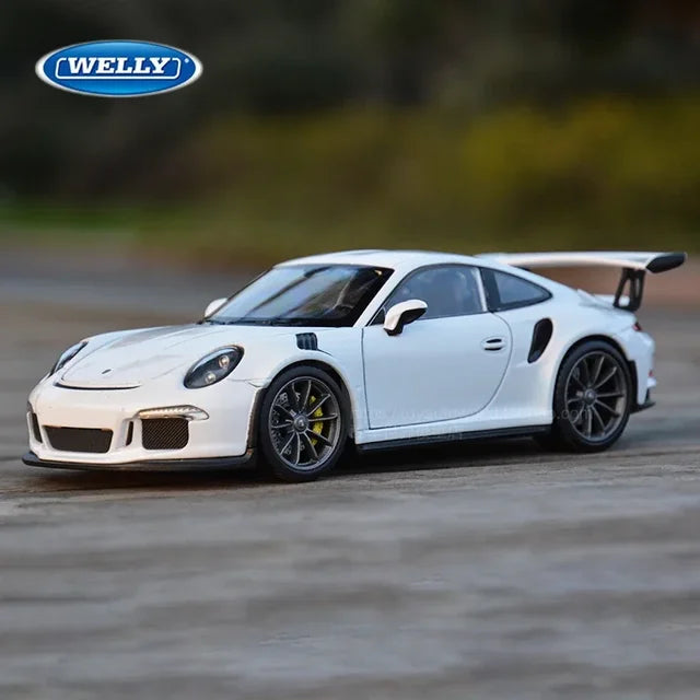 Miniatura Porsche 911 GT3 RS 2016 Welly 1/24 - PegasusMiniaturas®