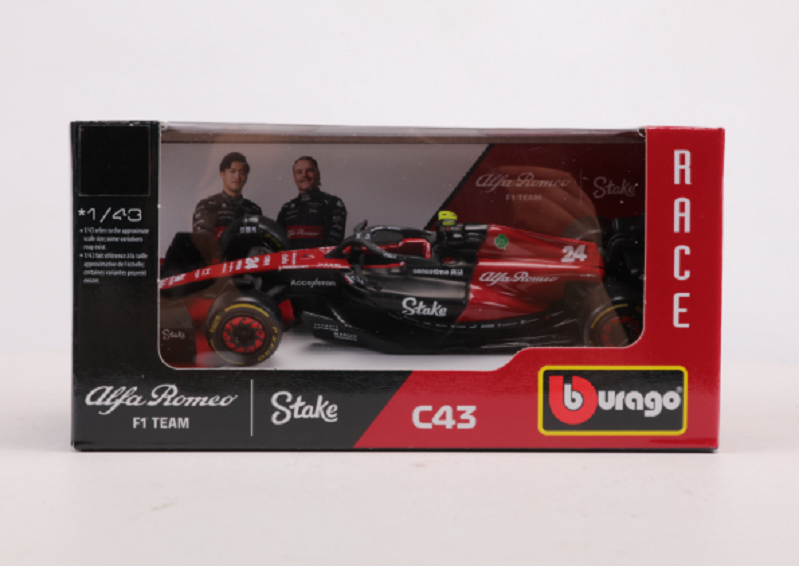 Miniatura Formula 1 Bburago 1/43 - Alfa Romeo 2023 - PegasusMiniaturas®